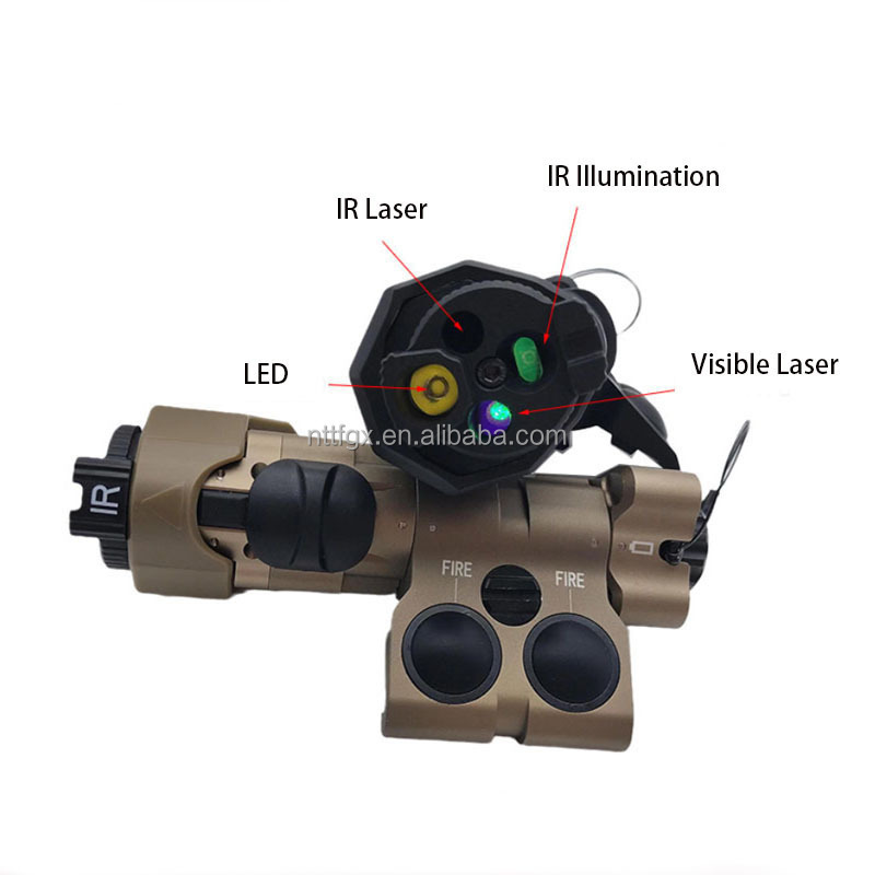 MAWL-C1+ Aluminum Alloy Vision Green and Red  Laser Sight Tactical Laser Sight Laser/Illuminator