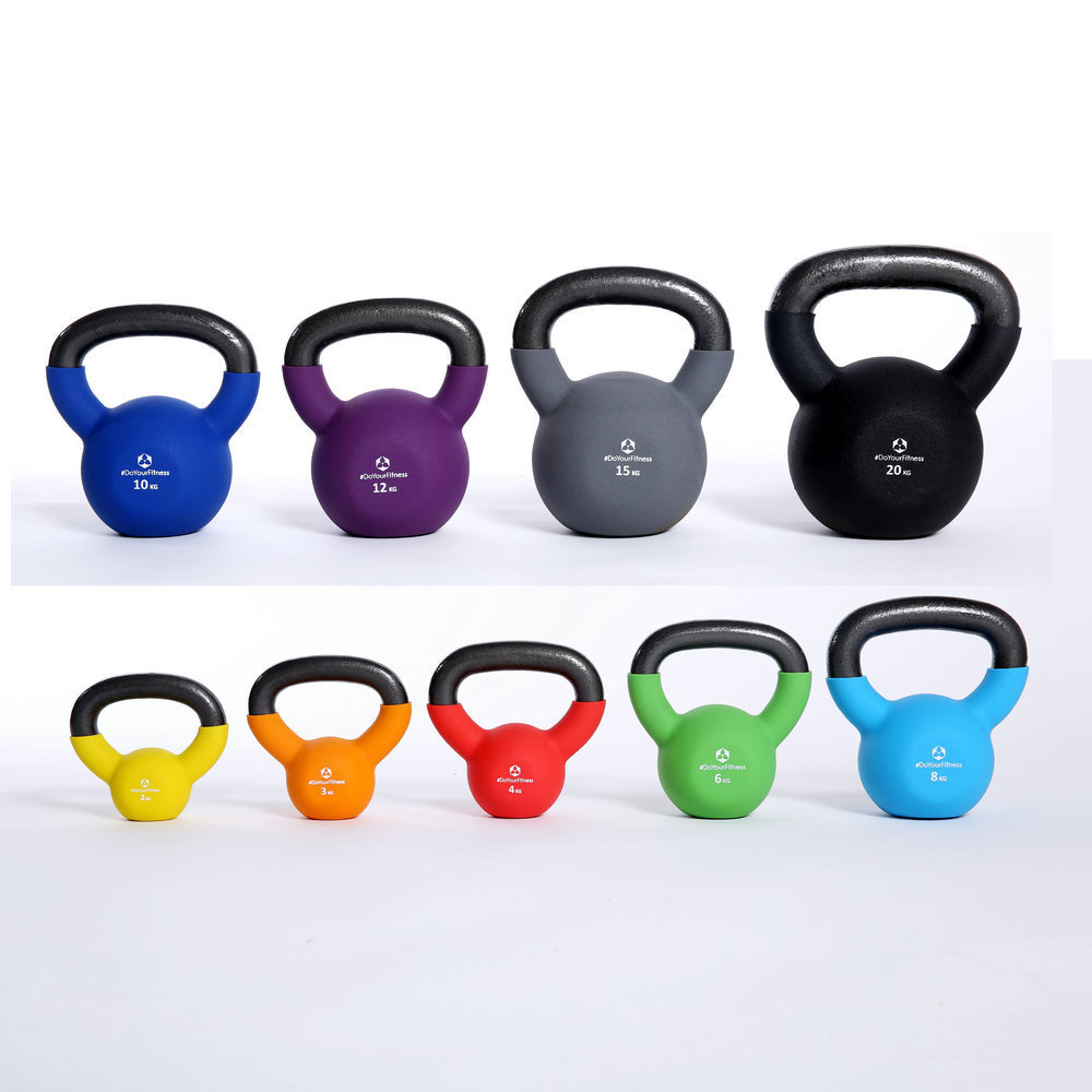 Reapbarbell  Gym Outstanding Custom 20kg Miniature Cast Iron Painted Competition Kettlebell Set