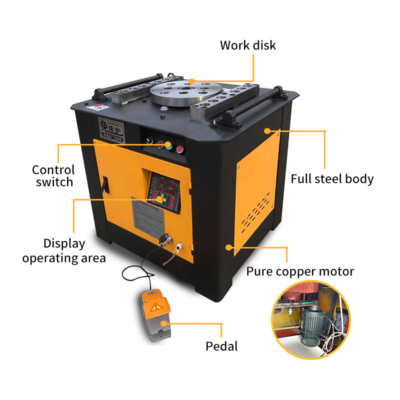 Tobel 6-40mm Steel bar bender GW40 Electric Reinforced Steel Rebar Bending Machine