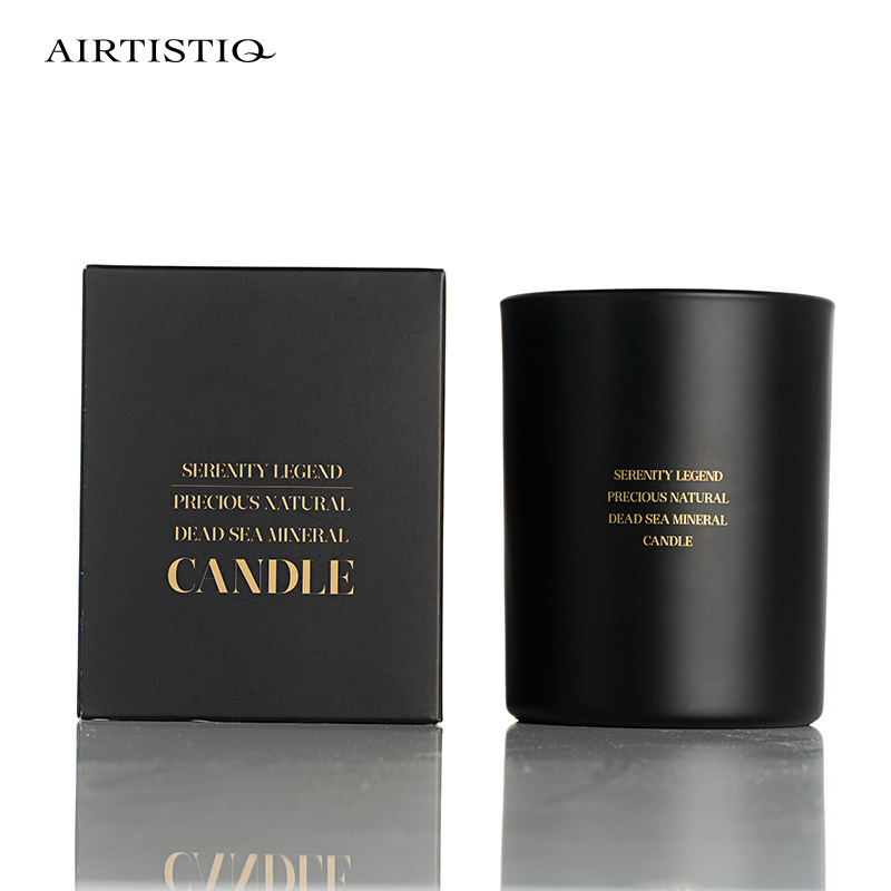 Custom logo scented candle gift set luxury reed diffuser with package box