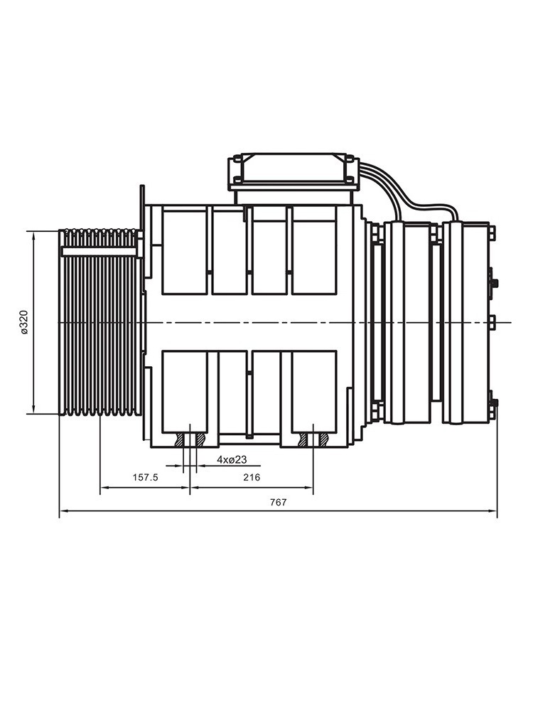 Low Price Gearless Elevator Motor Elevator Traction Machine for Sale