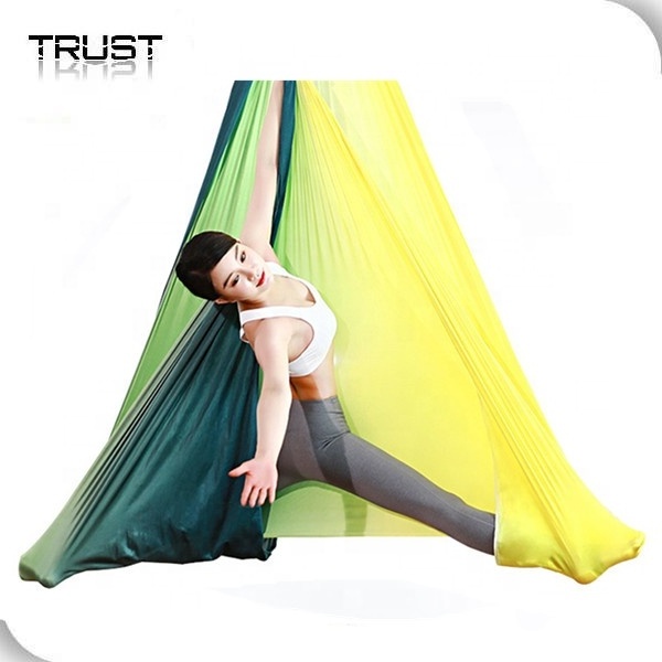 Elastic Pilates nylon fabric yoga hammock aerial yoga swing