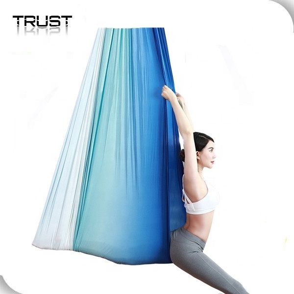 Elastic Pilates nylon fabric yoga hammock aerial yoga swing