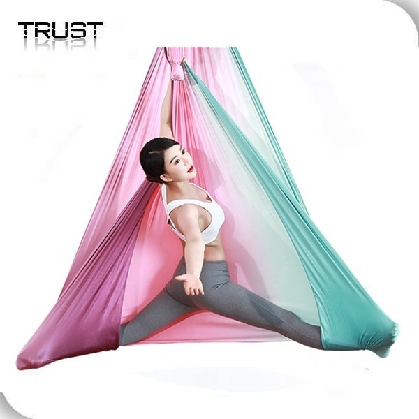 Elastic Pilates nylon fabric yoga hammock aerial yoga swing