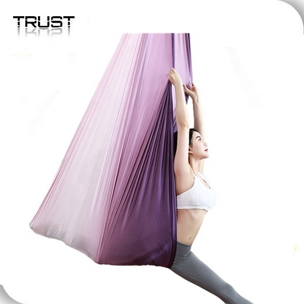 Elastic Pilates nylon fabric yoga hammock aerial yoga swing