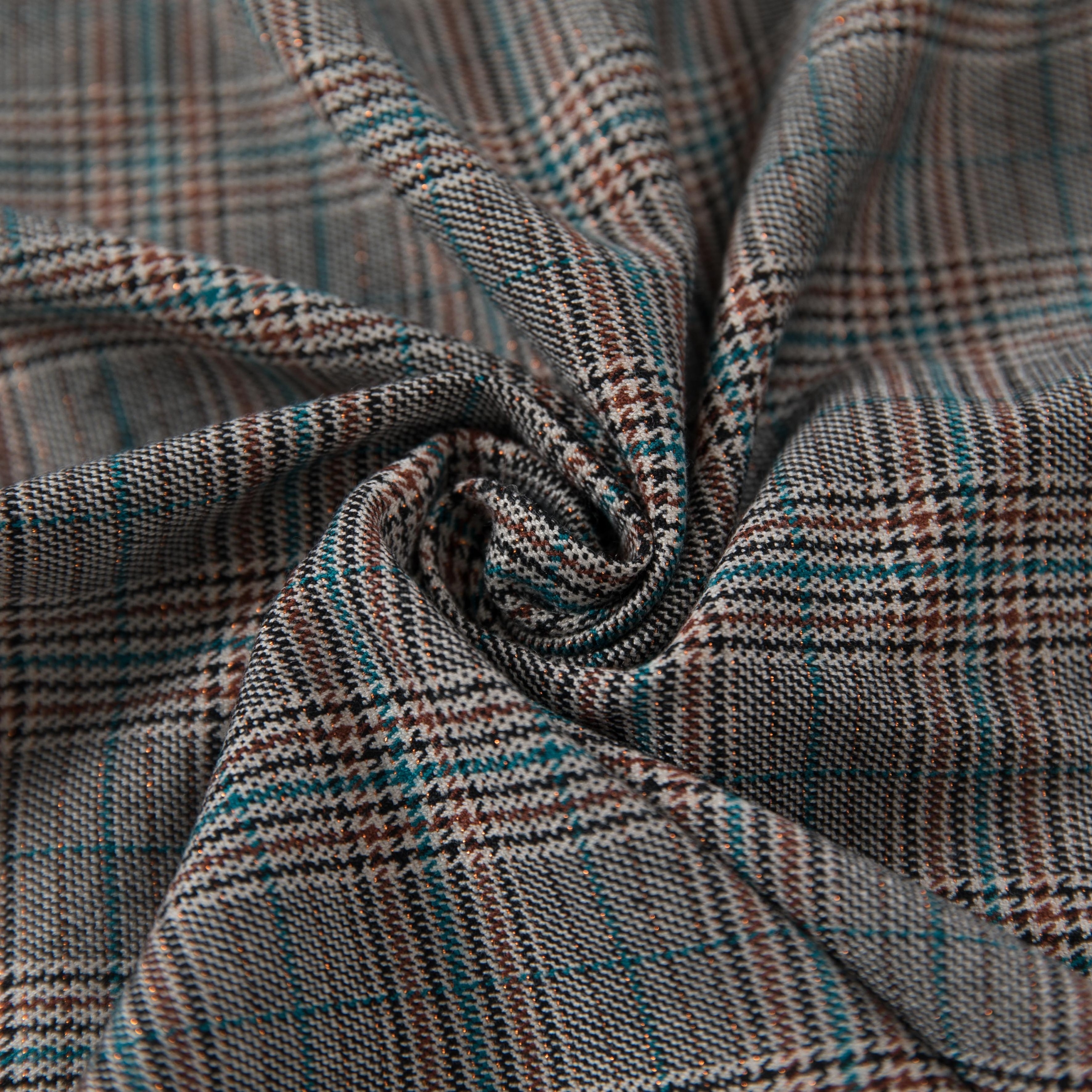 Super hot selling tr polyester rayon spandex yarn dyed check plaid fabric for shirts