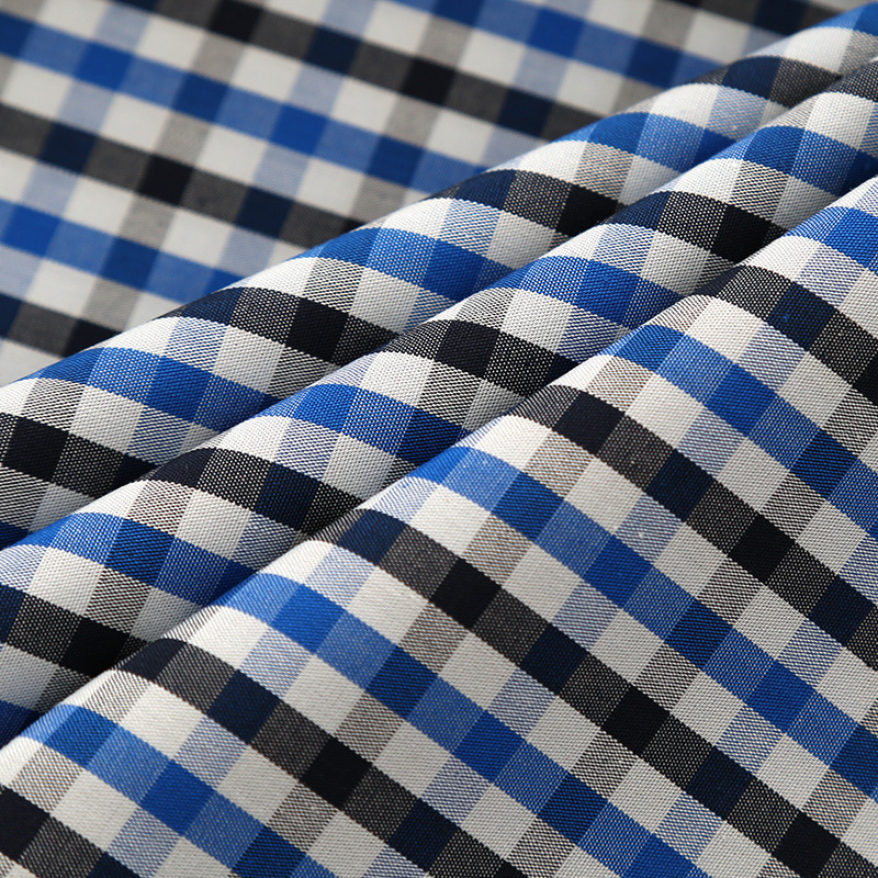 High quality customized 100% cotton yarn dyed plaid fabric for shirts