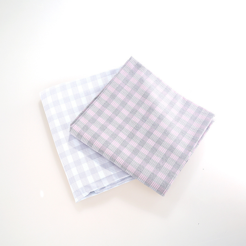 Super hot selling 60 cotton 40 polyester check poplin yarn dyed fabric for shirts