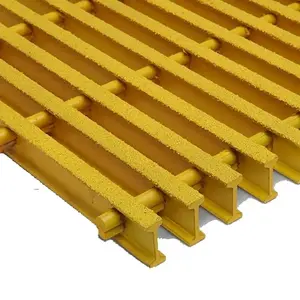 Anti-slip GRP/FRP pultruded grating I and T bars