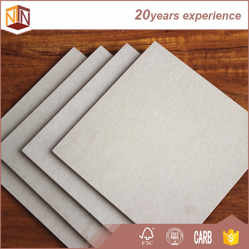 Light color Plain MDF Board/Raw MDF/E2/E1/E0/Carb P2