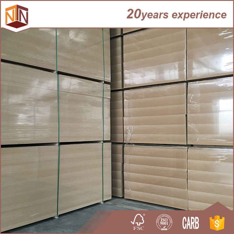 Light color Plain MDF Board/Raw MDF/E2/E1/E0/Carb P2