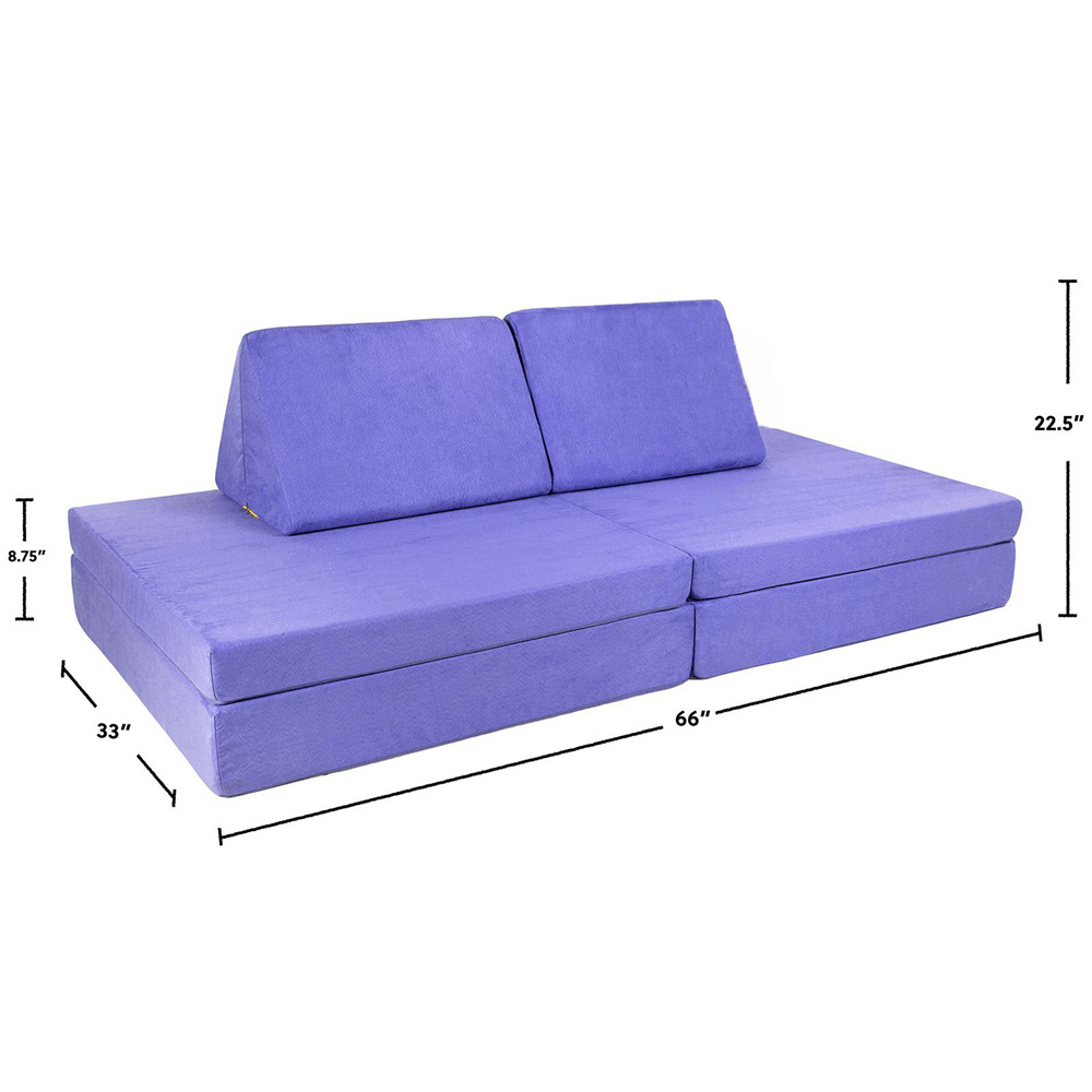 Factory Premium Quality  New Children Play Memory Foam Sofa Non Toxic Kids Couch Floor Sofa  Funiture for Kids  Foam Play Couch