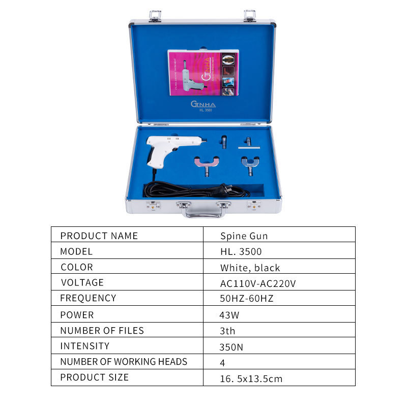 Portable and Substantial Premium Chiropractic Adjusting Gun for Pain Relief Chiropractic Shockwave Tool Portable