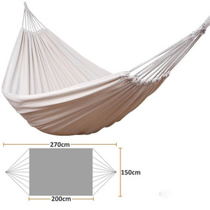 Factory Direct Price Net White Canvas Outdoor Hammock