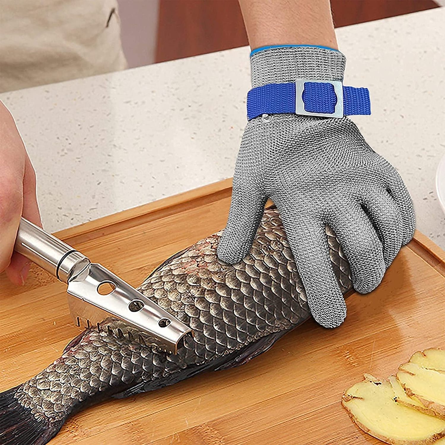 Professional Protection Stainless steel Cut Proof Steel Wire Gloves Work Safety Gloves for Various Environment