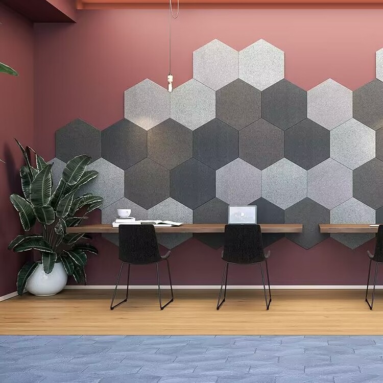 Professional Factory Modern Decorative PET Acoustic Panel Sound Absorbing Sound Proof Wall Panels For Office