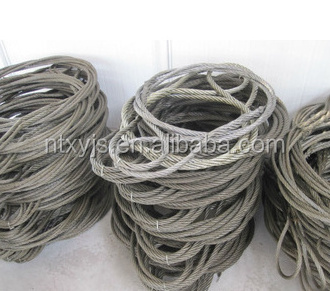 304 stainless steel wire rope mesh /ungalvanized steel wire rope 10mm