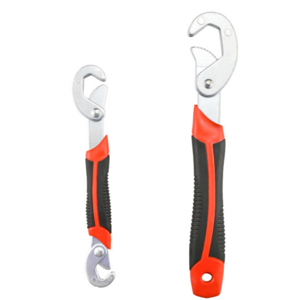 Multifunctional wrench pipe pliers movable plate fast movable wrench bathroom Adjustable hand tools half-moon type wrench