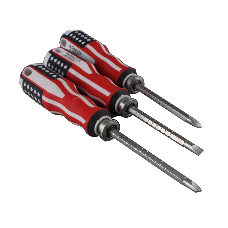 Hand tools cross-shaped replaceable adjustable telescopic bit strong magnetic screwdriver