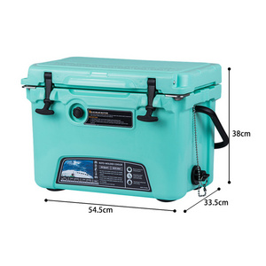 Rouser Outdoor 20QT Portable Ice Cooler Box Food Grade Mini Fridge Beer Cooler Locking Box Cooler Ice Box