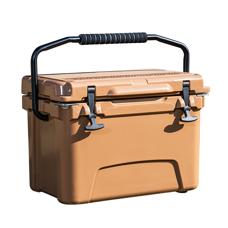 Rouser Outdoor 20QT Portable Ice Cooler Box Food Grade Mini Fridge Beer Cooler Locking Box Cooler Ice Box