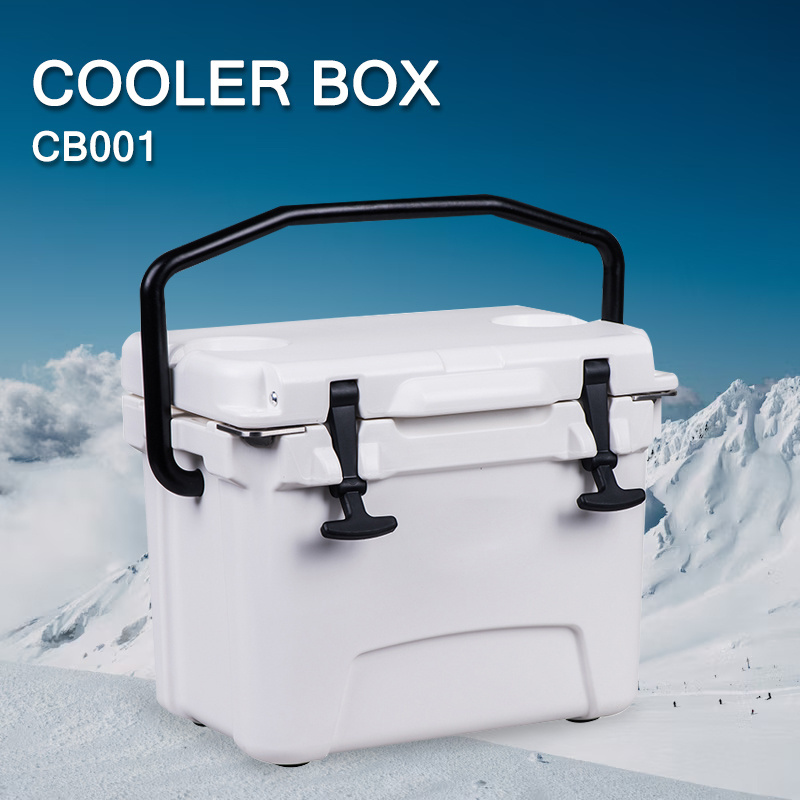 Rouser Outdoor 20QT Portable Ice Cooler Box Food Grade Mini Fridge Beer Cooler Locking Box Cooler Ice Box