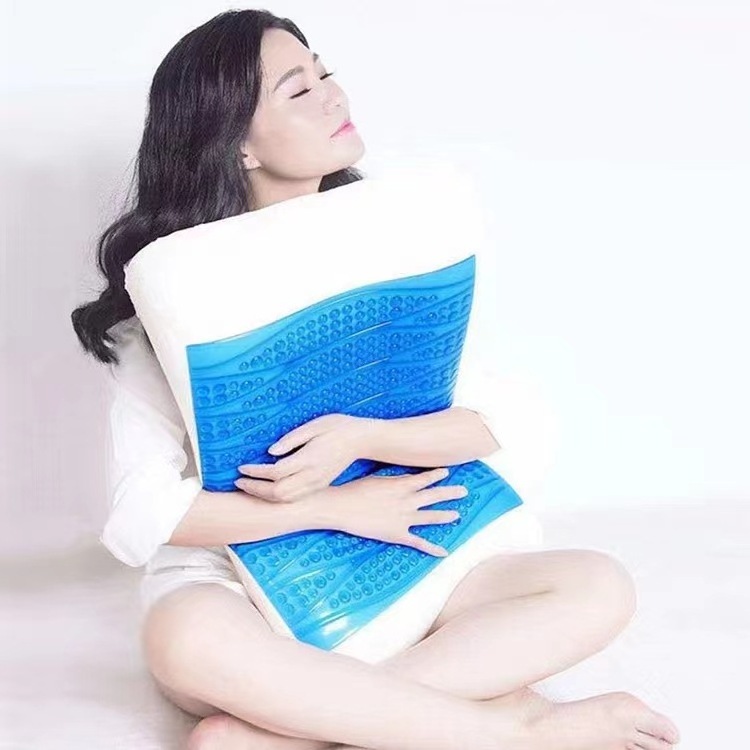 In Stock Wholesale Price Extra-Dense Customized Cooling Gel Pillow Memory Foam Pillow