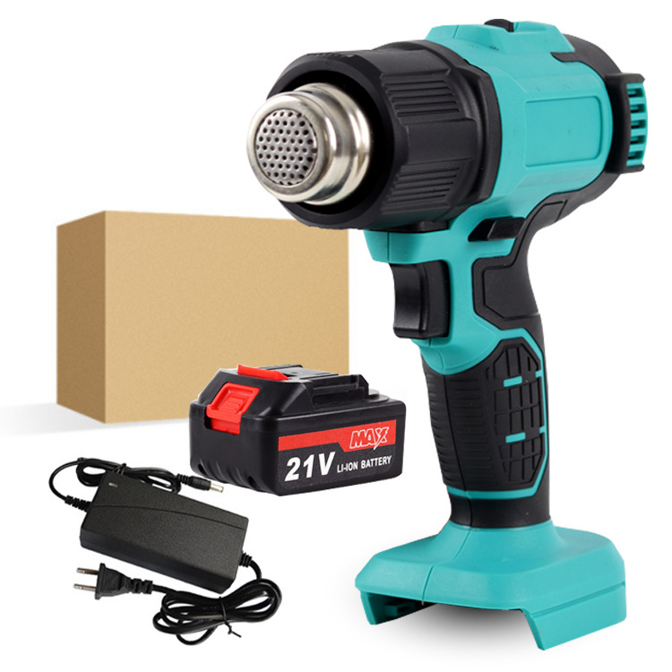 FRFQ Cordless Heat Gun Hot Air Gun for soldering Thermal blower Soldering station Shrink wrapping Tool For 21V Battery