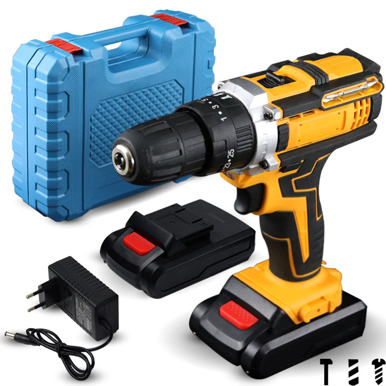 AL41 Power Work Tools 24V Cordless Electric Drill Hammer Rechargeable Electric Screwdriver