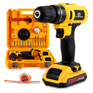 FDZ-2-2 21V Brushless Electric Drill 40NM/45NM Cordless Driller Driver Screwdriver Li-ion Battery Electric Power Drill