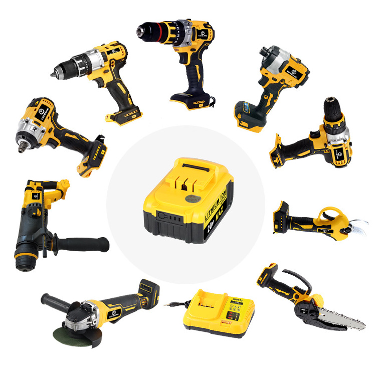 20v dewa cordless drills power tool sets combo kit electric power wrenches concrete impact drill and grinder tool set