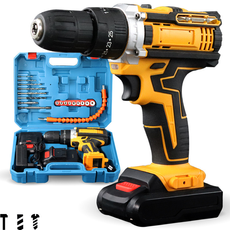 AL41 Power Work Tools 24V Cordless Electric Drill Hammer Rechargeable Electric Screwdriver