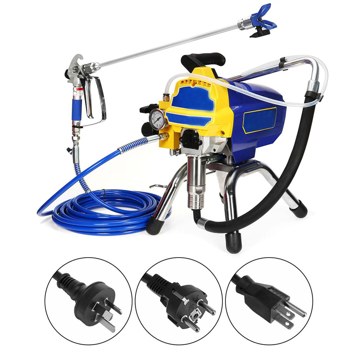 High pressure painting airless pump 517 nozzle paint spray gun kit putty electric 220V/120V spray machine airless paint sprayer