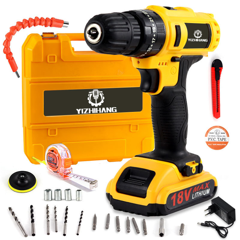 FDZ-2-2 21V Brushless Electric Drill 40NM/45NM Cordless Driller Driver Screwdriver Li-ion Battery Electric Power Drill