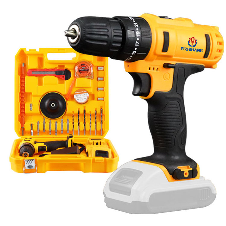 New 21v Impact Electric Drill Variable Speed Impact Electric Screwdrivers 1500MAh Cordless Drill Lithium Battery