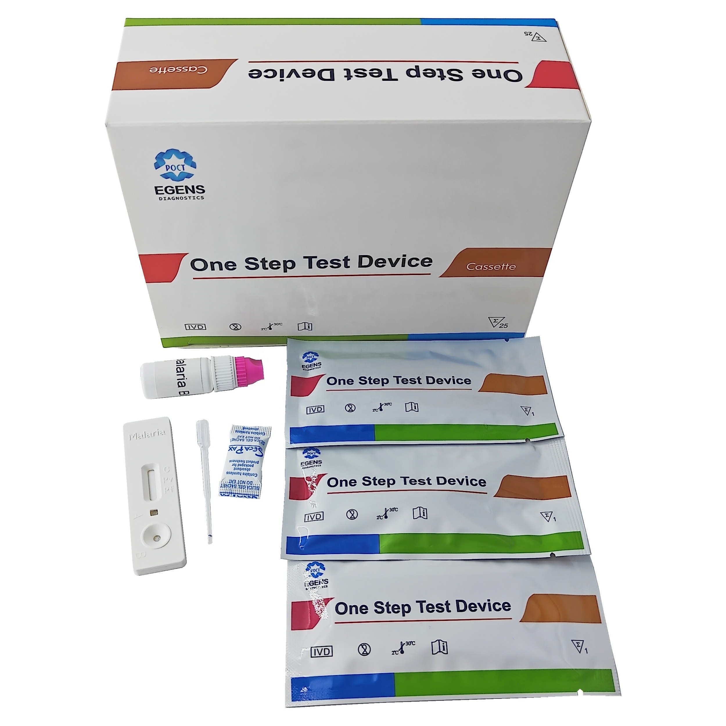 Malaria PV/PF rapid diagnostic test kit