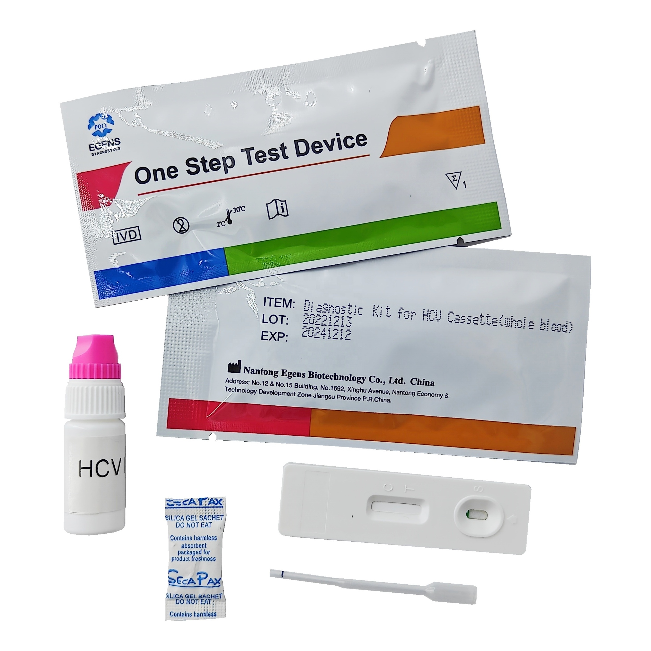 Egens Rapid Test Kit for Infectious Disease Treatment hcv Hepatitis C Virus Test Kit HCV