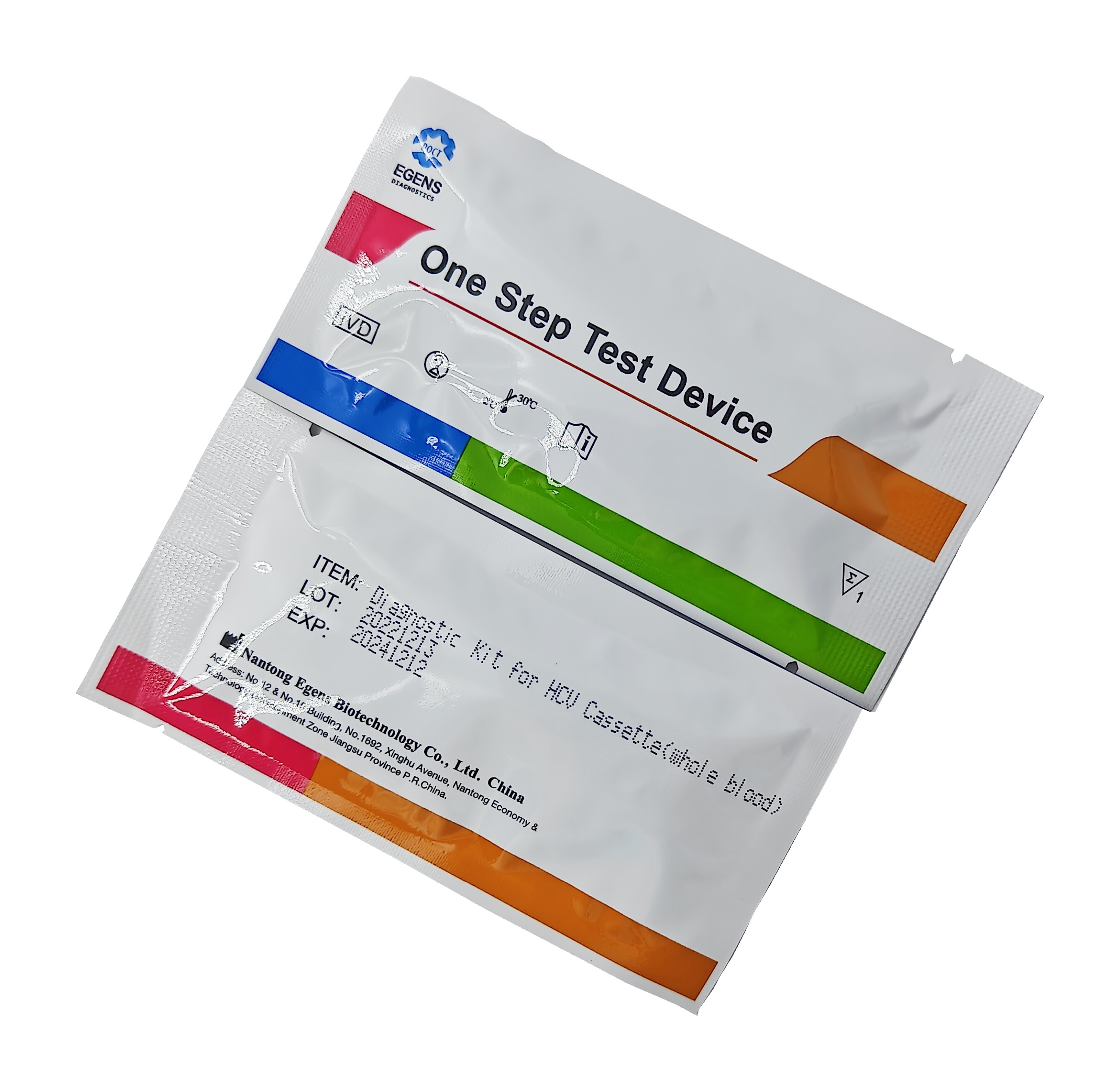 Egens Rapid Test Kit for Infectious Disease Treatment hcv Hepatitis C Virus Test Kit HCV