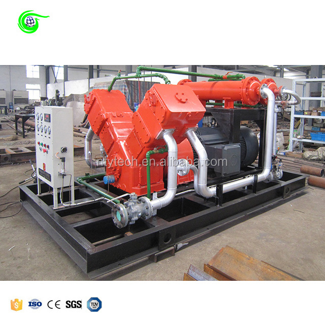 Single Piston Cylinder Airbrush Equipment, Two Cylinder 270-1360Nm3/h CNG Compressor for Mother Station