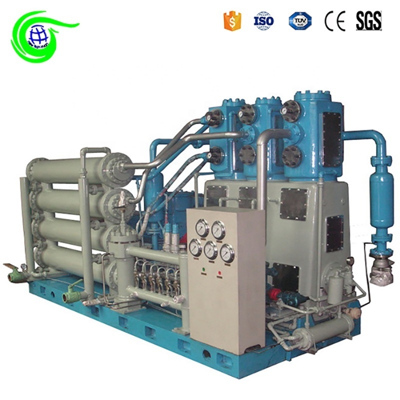 22KW Natural Gas Small Gas Compressor Inlet 9~10Bar Discharge 35Bar Flow 0.4Nm3/min Good Price CNG Piston Compressors For Sale