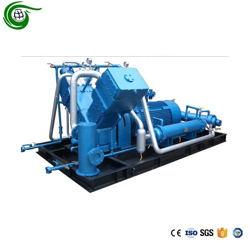 Made In China High Automation Atmospheric Inlet Pressure Discharge 8Bar Flow 22.5Nm3/min CNG Natural Gas Piston Compressor