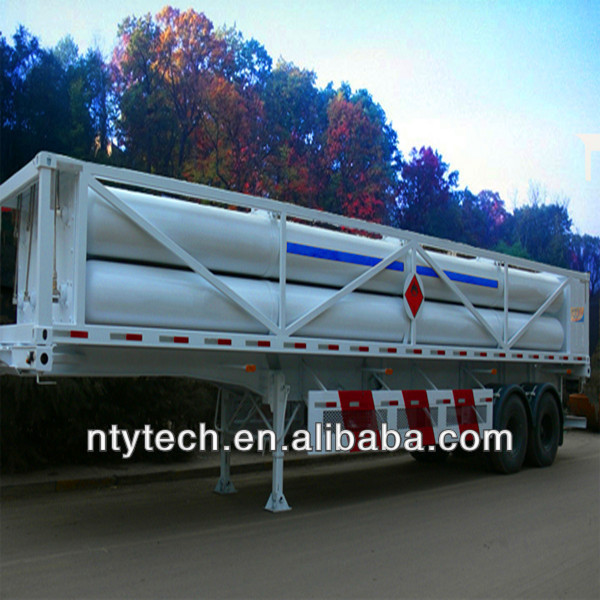 High Pressure CNG Natural Gas Hydrogen H2 Helium Tube Trailers