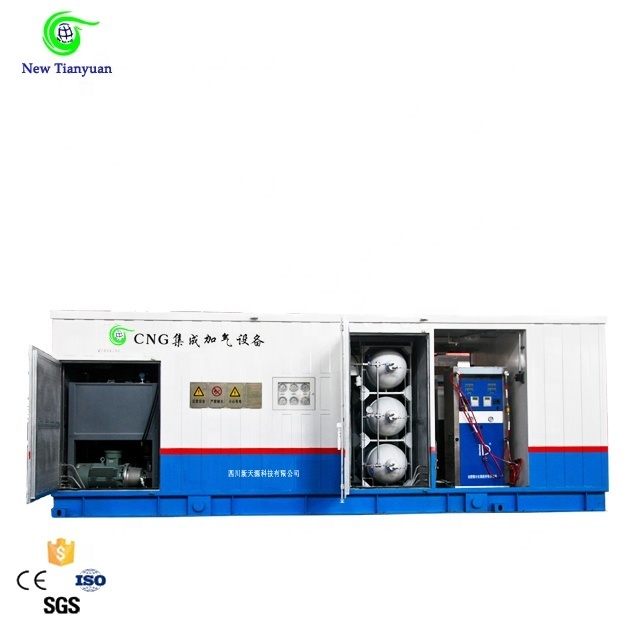 Good Quality Stable Performance 1000nm3/h gas displacement, long work life Mobile CNG Daughter Station