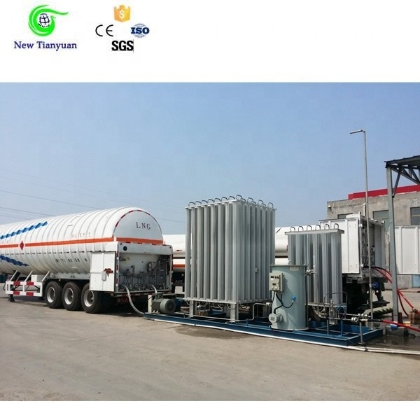 Good Quality Stable Performance 1000nm3/h gas displacement, long work life Mobile CNG Daughter Station