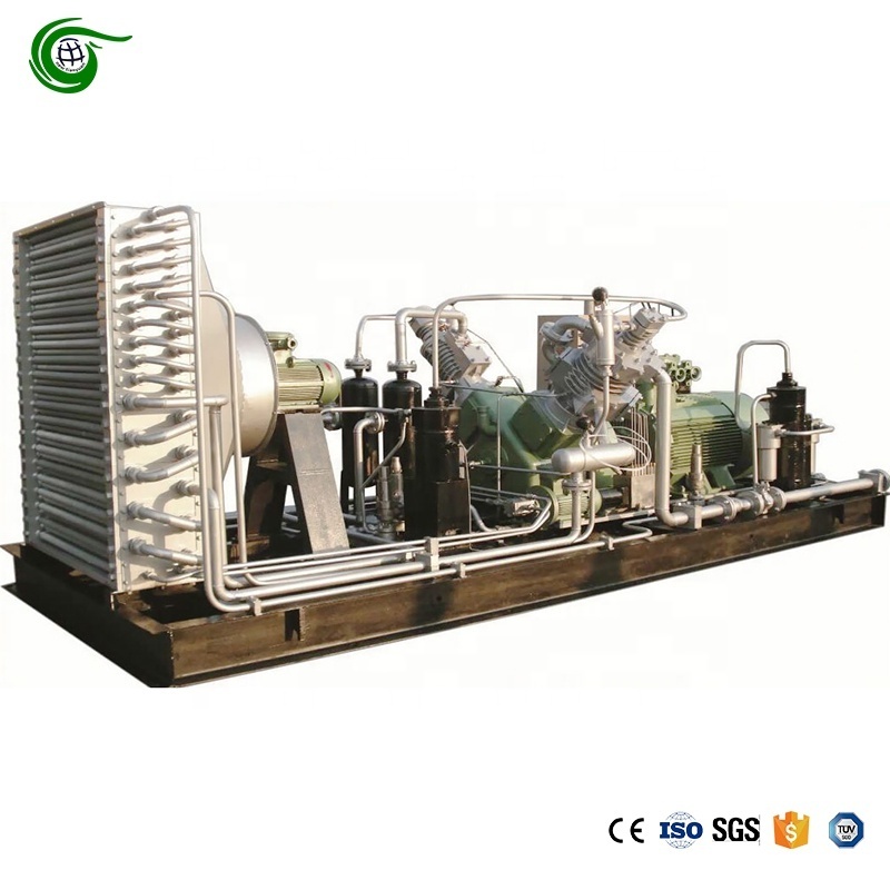 Made In China High Automation Atmospheric Inlet Pressure Discharge 8Bar Flow 22.5Nm3/min CNG Natural Gas Piston Compressor