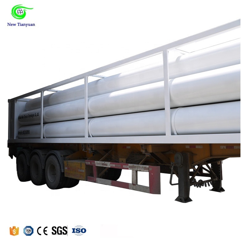 High Pressure CNG Natural Gas Hydrogen H2 Helium Tube Trailers