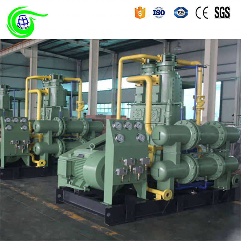 22KW Natural Gas Small Gas Compressor Inlet 9~10Bar Discharge 35Bar Flow 0.4Nm3/min Good Price CNG Piston Compressors For Sale