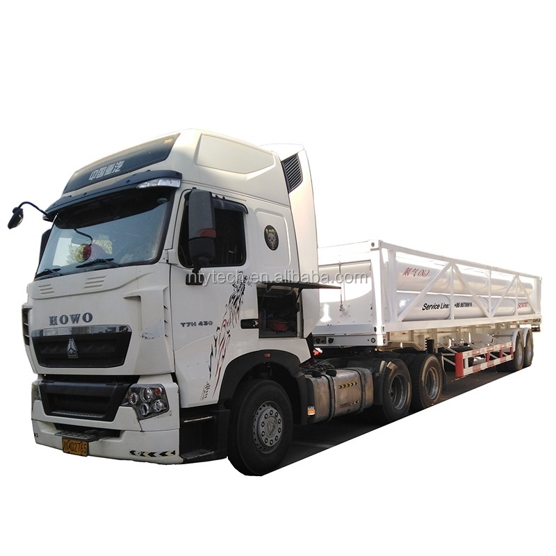 High Pressure CNG Natural Gas Hydrogen H2 Helium Tube Trailers