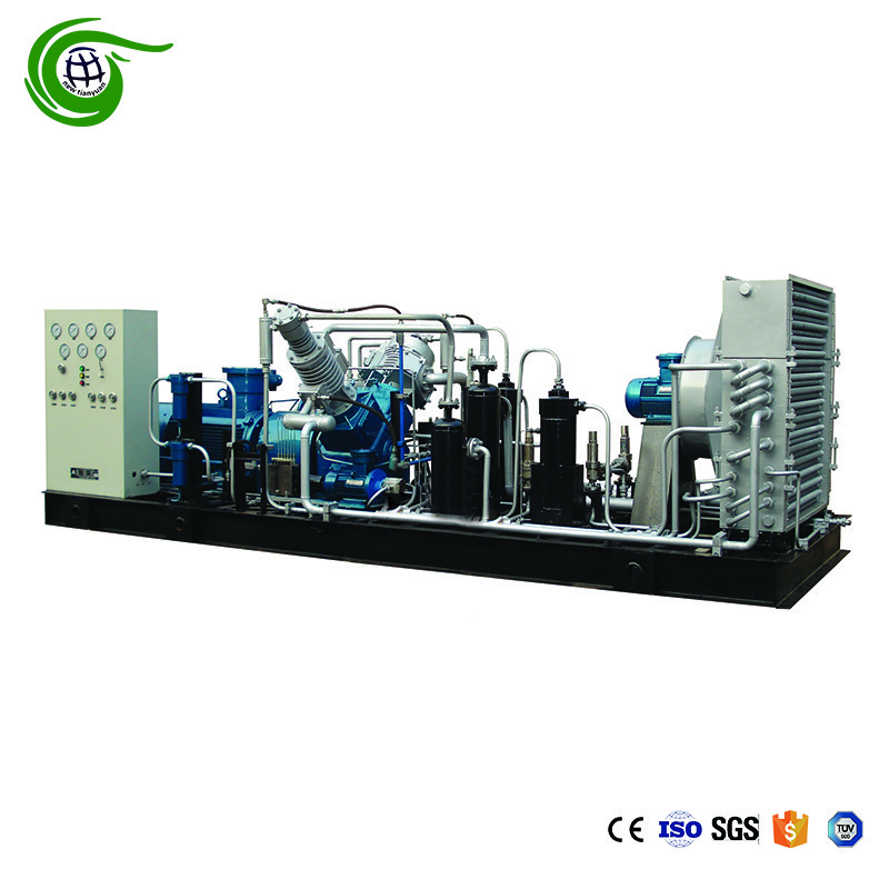 Made In China High Automation Atmospheric Inlet Pressure Discharge 8Bar Flow 22.5Nm3/min CNG Natural Gas Piston Compressor