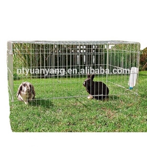 Commercial New Metal Iron Rabbit Cage Breeding with Plastic Pet Cages, Carriers & Houses for Birds "car Travel Accessories "